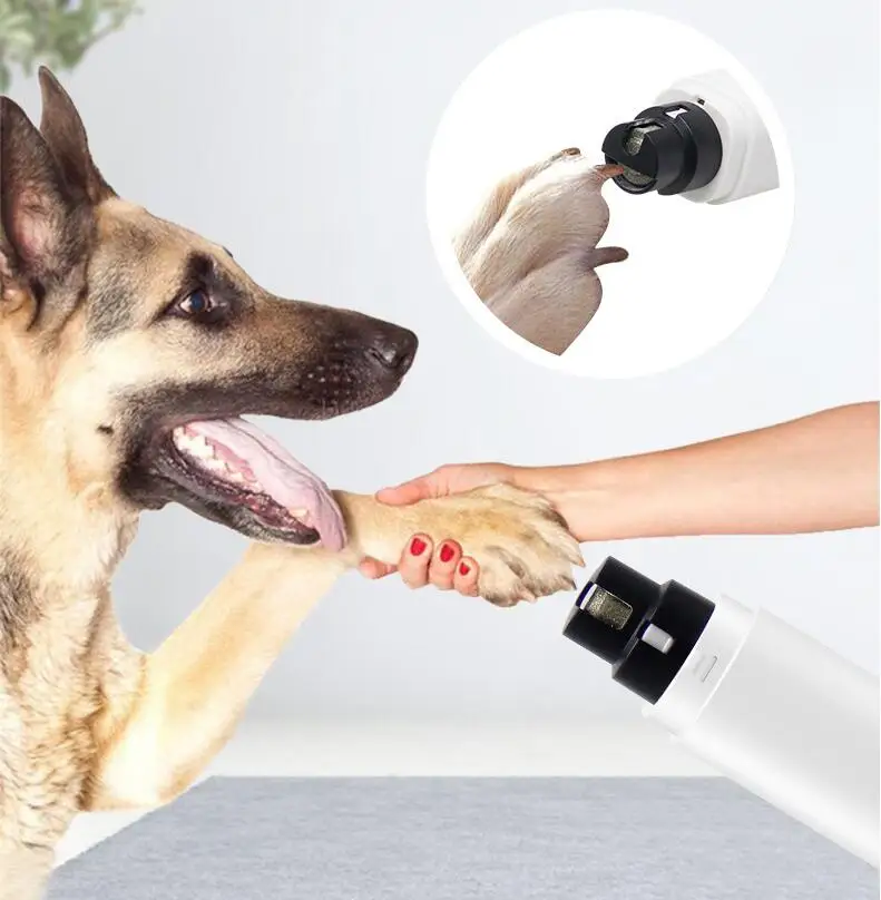 rechargeable pet nail grinder dog nail clippers Painless Electric Cat Paws Nail Cutter Grooming Trimmer Pet Grooming