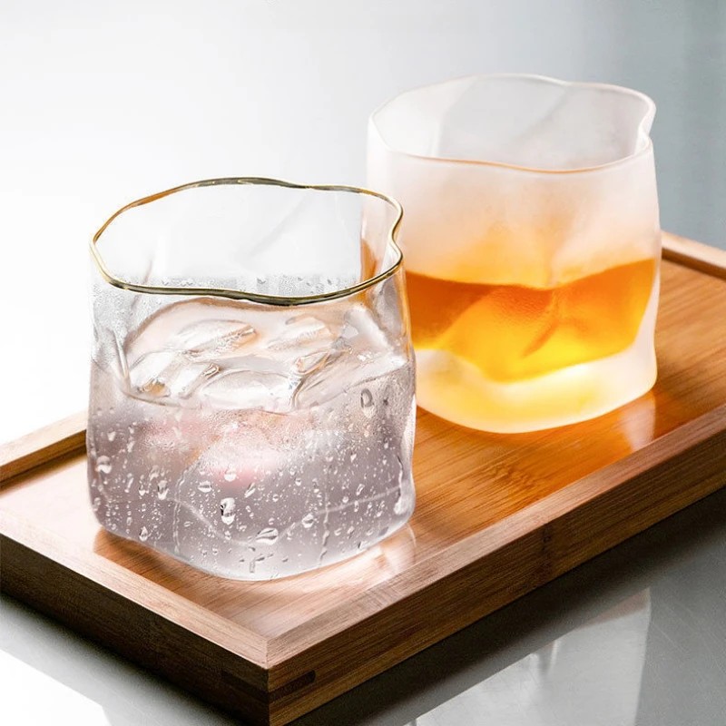 

Luxury Summer Beer Glass 180ml Household Water Cup Irregular Whiskey Glasses Ktv Party Drinking Cups Colorful Creative Barware