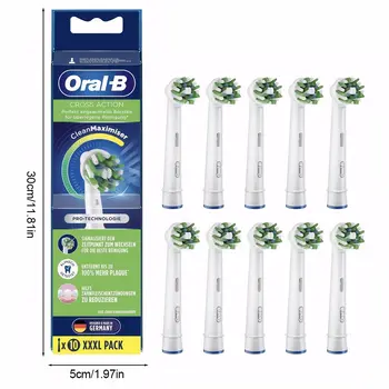 16/20 ks trysek pro elektrický kartáček Oral-B Náhradní náplň Sensitive Floss Cross Action (není určeno pro iO) 10 nejlepší prodej Hlavice zubního kartáčku Oral-B - №4
