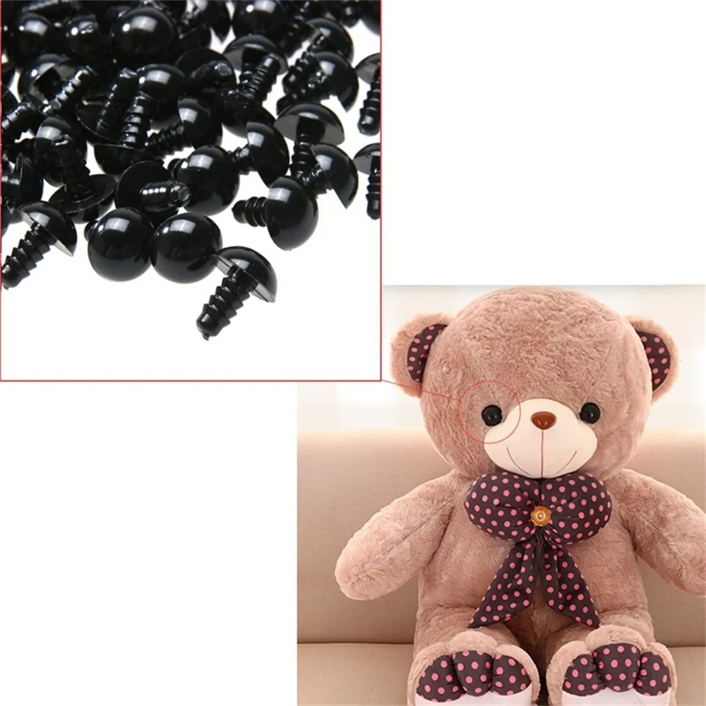 Full Black Eye Spacer Simple Operation Multiple Sizes To Choose Resin Multiple Sizes Baby Toys Plush Toy Eyes Beautiful Package