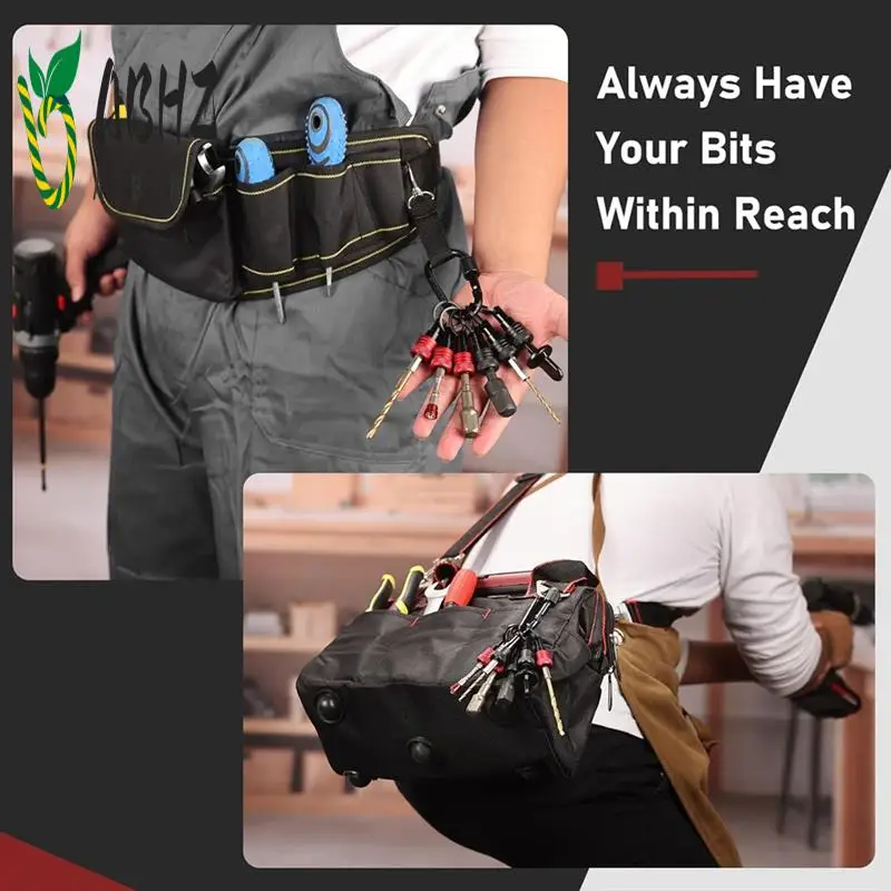 

ABHZ-Upgrade Держатель сверл Брелок 6 шт., держатель бит 1/4 для ударной отвертки, для отверток и сверл