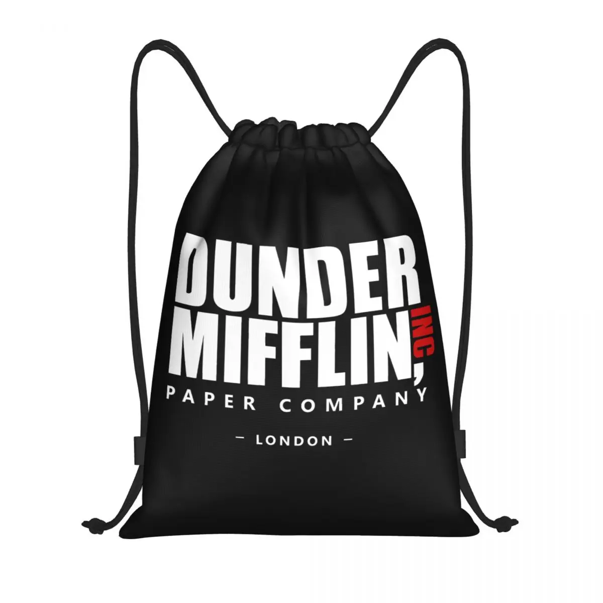 

Dunder Mifflin London Multi-function Portable Drawstring Bags Sports Bag Book Bag