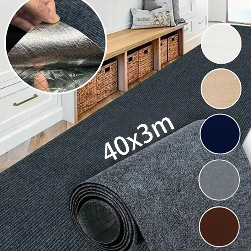 

Kitchen And Bedroom Rug 40cm x 3m Absorbent Self-Adhesive Suitable For Room Decor Bathroom Solid Color And Living Room.
