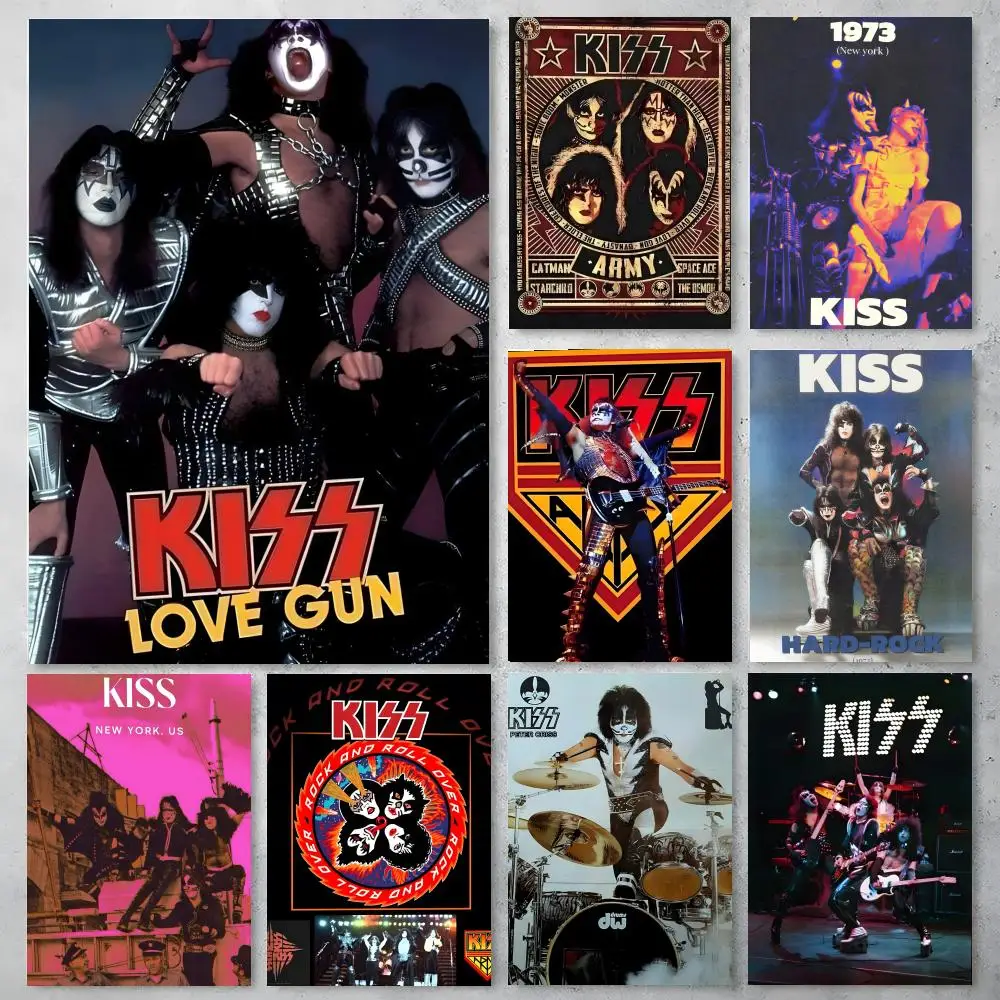K-Kiss Kraft Rock Band-S Poster High-definition posters, wall art for living room and home decor.
