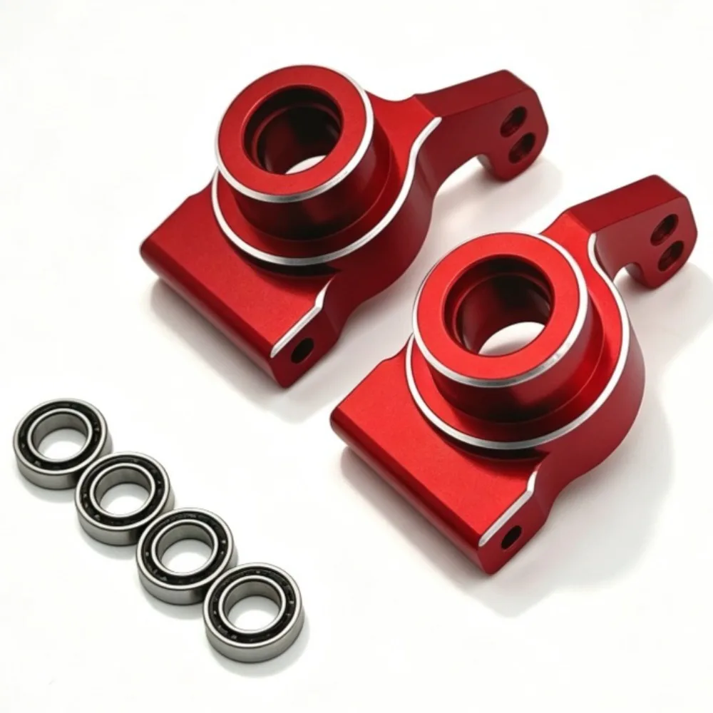 Fit For JJRC C8803 WLTOYS 144001 124016 RLAARLO XDKJ-001 1/14 1/12 Metal Rear Axle Cup With Bearings RC Car Upgrade Parts