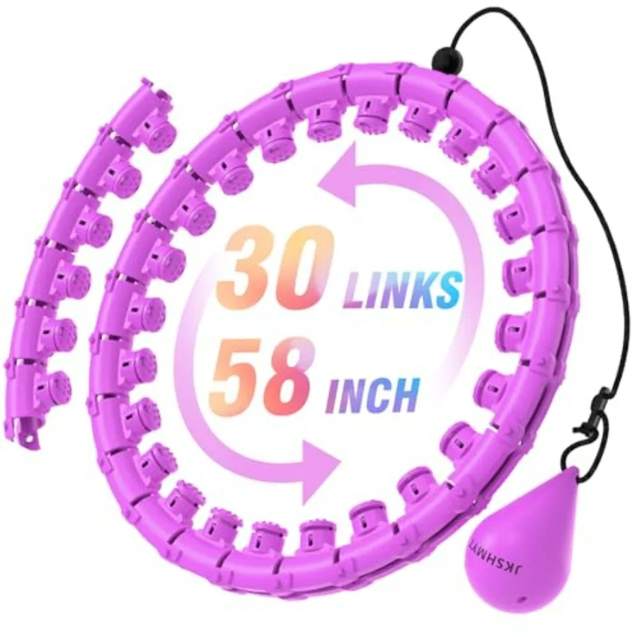 Weighted Hula Hoop for Adults Weight Loss