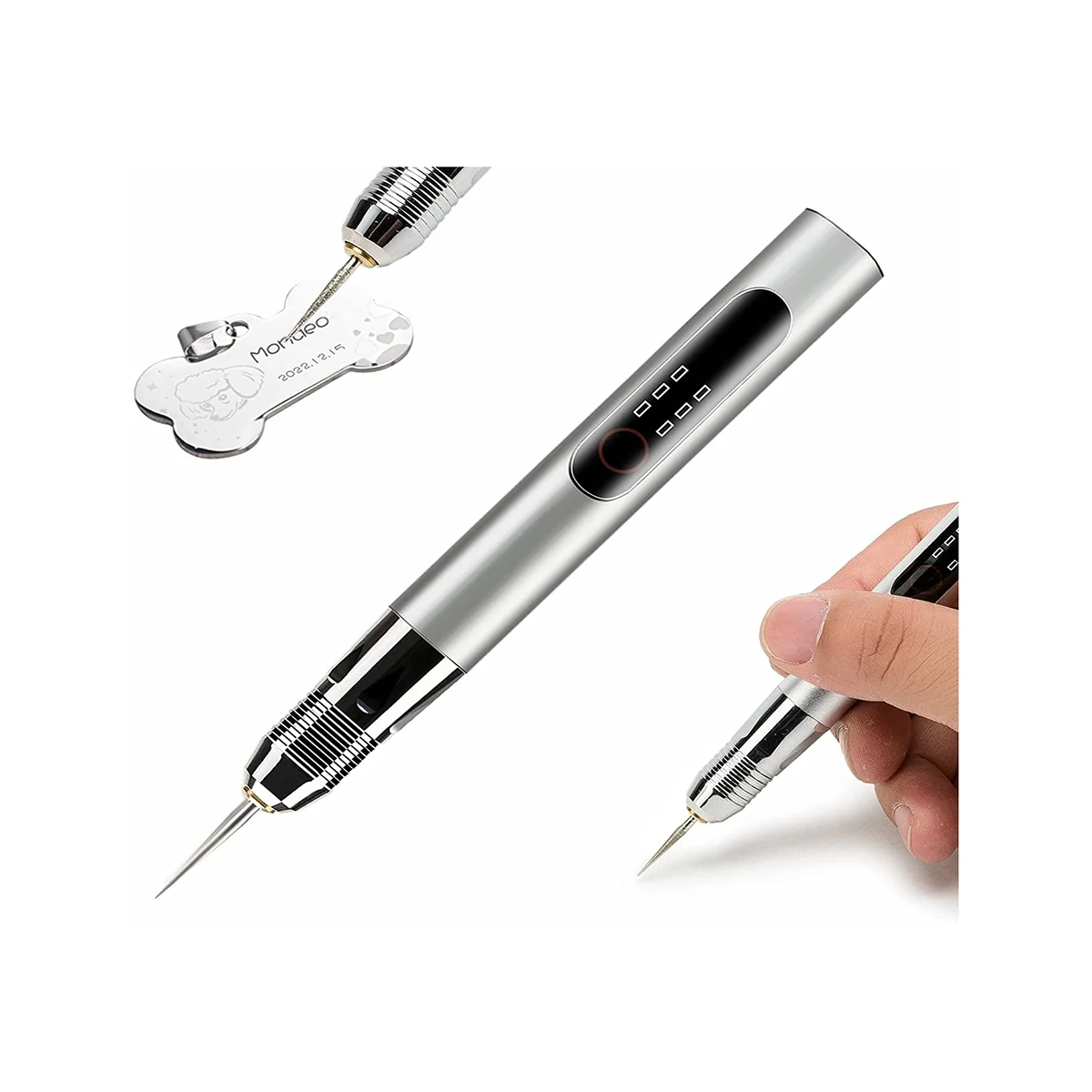 

Electric Engraving Pen,USB Rechargeable Grinding Polishing Nail Machines Cordless Engraving Tool for Jewelry Wood Metal