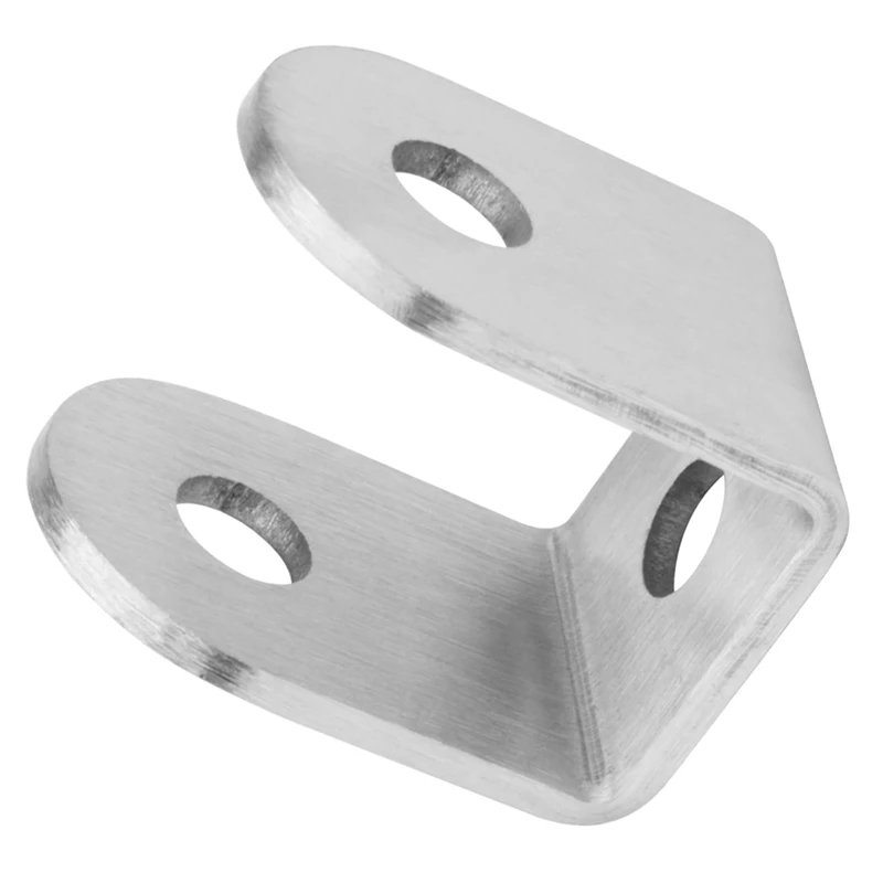 B03B-10 Pcs U Bracket For 1 Inch Panel,Bracket Stamped 304 Stainless Steel,1/3 Inch Thick