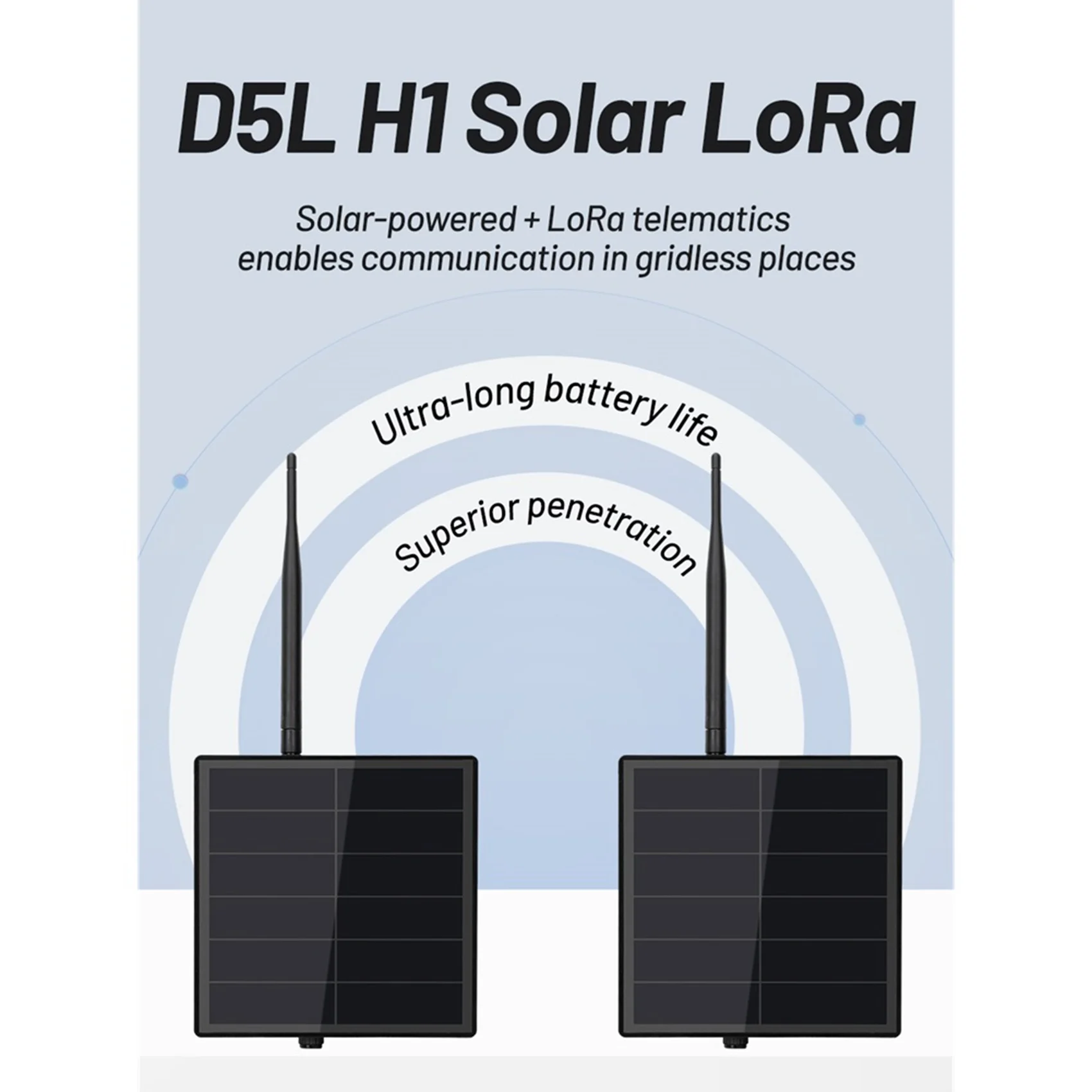 DT75BG D5L H1 Meshtastic Mesh LoRa Node Repeater 5W Solar Power Kit for Built in Heltec V3 Lora Moudule IoT Device