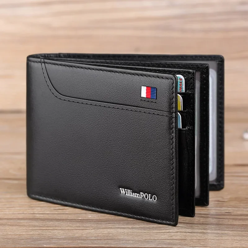 Real pickup bag men's ultra-thin high-end compact mini card holder driving license driver's license holster document bag trend