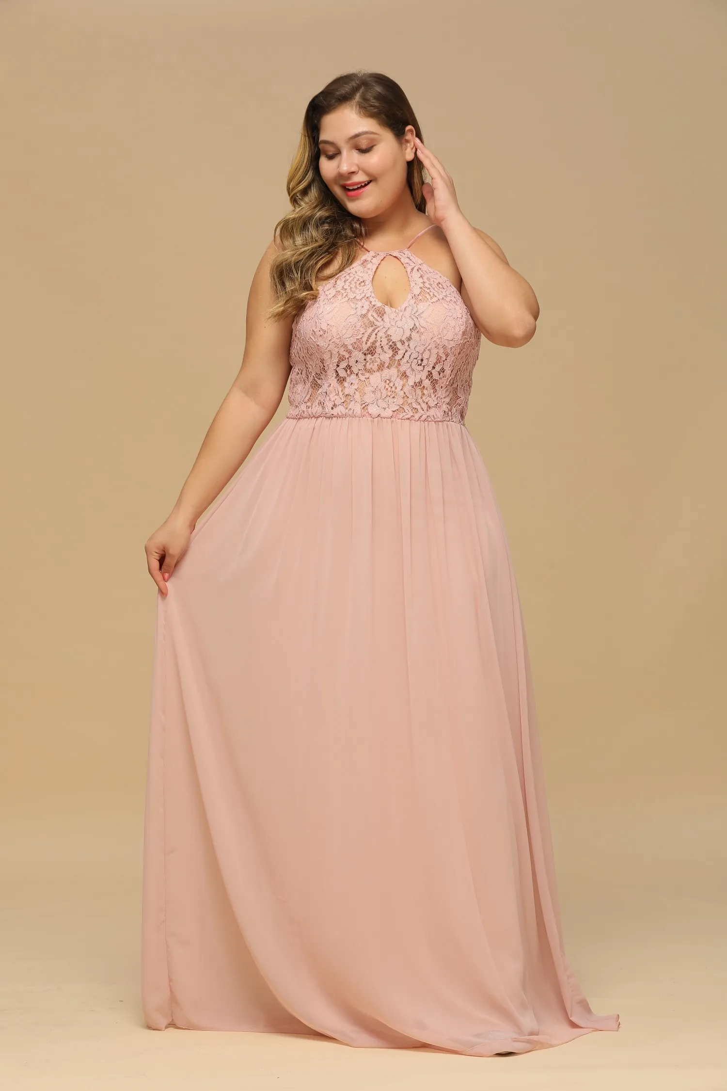 A-line Formal Prom Party Gowns Halter Evening Dresses Women Sexy Backless Spaghetti Straps Long فستان حفلات الزفاف