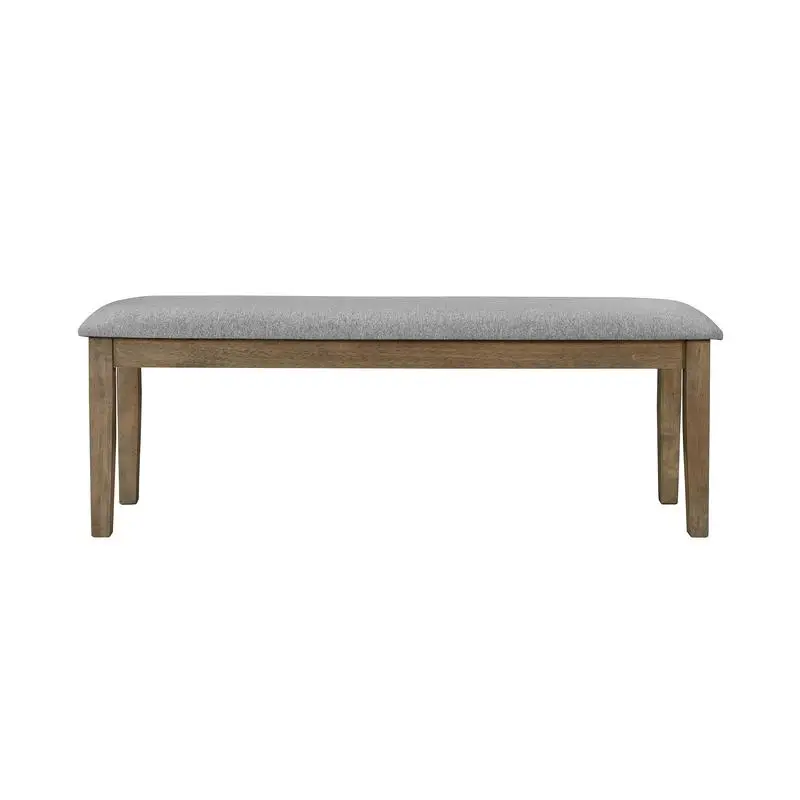 Grey Dining Bench - Stylish and Modern Seating for Kitchen or Dining Room, Perfect for Family Meals and Gatherings