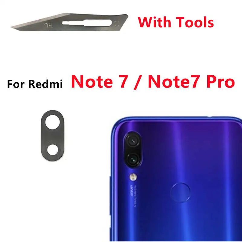 For Xiaomi Redmi Note 7 7Pro 8 8T 9S 9 10 Note10 5G Note10S 10t 11 Pro Max Rear Back Camera Glass Lens with Repair Tools