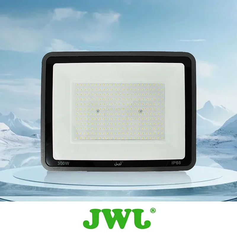 JWJ LED Floodlight IP66 waterproof heat dissipation excellent 30W 100W 200W 300W outdoor courtyard square lighting