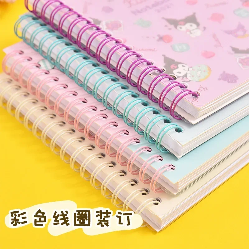 Cinnamonroll Kuromi My Melody Kawaii Sanrio A6 Notebooks Anime Notepads Cute Cartoon Weekly Planner Writing Paper Girls Gift