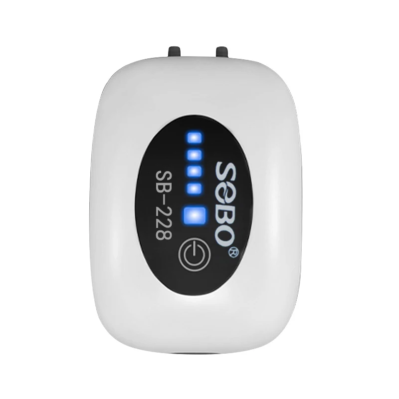 SOBO Aquarium Fish Tank Oxygen Air Pump, compressor silencioso, carregamento USB com bateria, Oxigenador de pesca portátil, ao ar livre, 6000mA