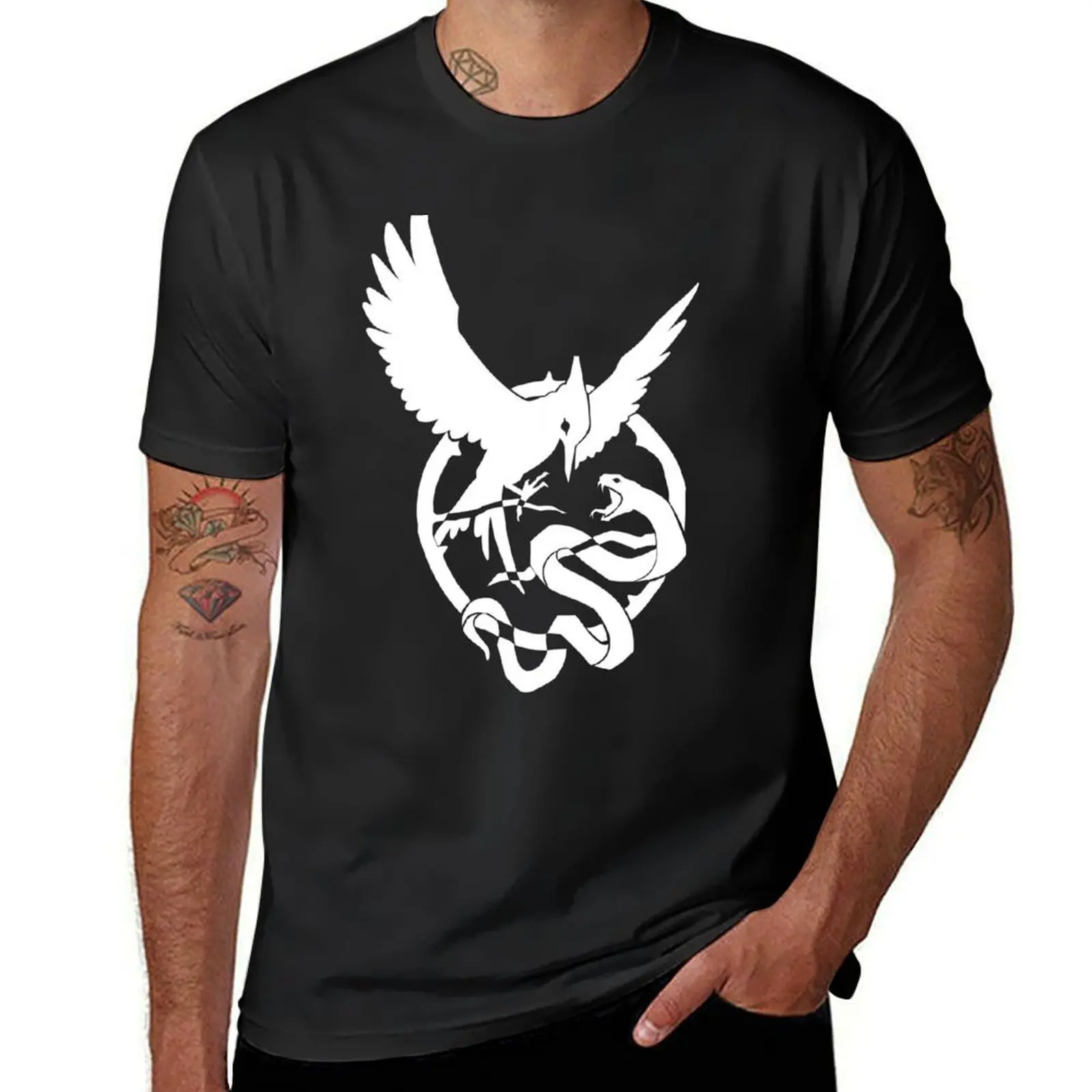 The Hunger Games: The Ballad of Songbirds and Snakes white ver. T-Shirt animal prinfor boys tees t shirts for men