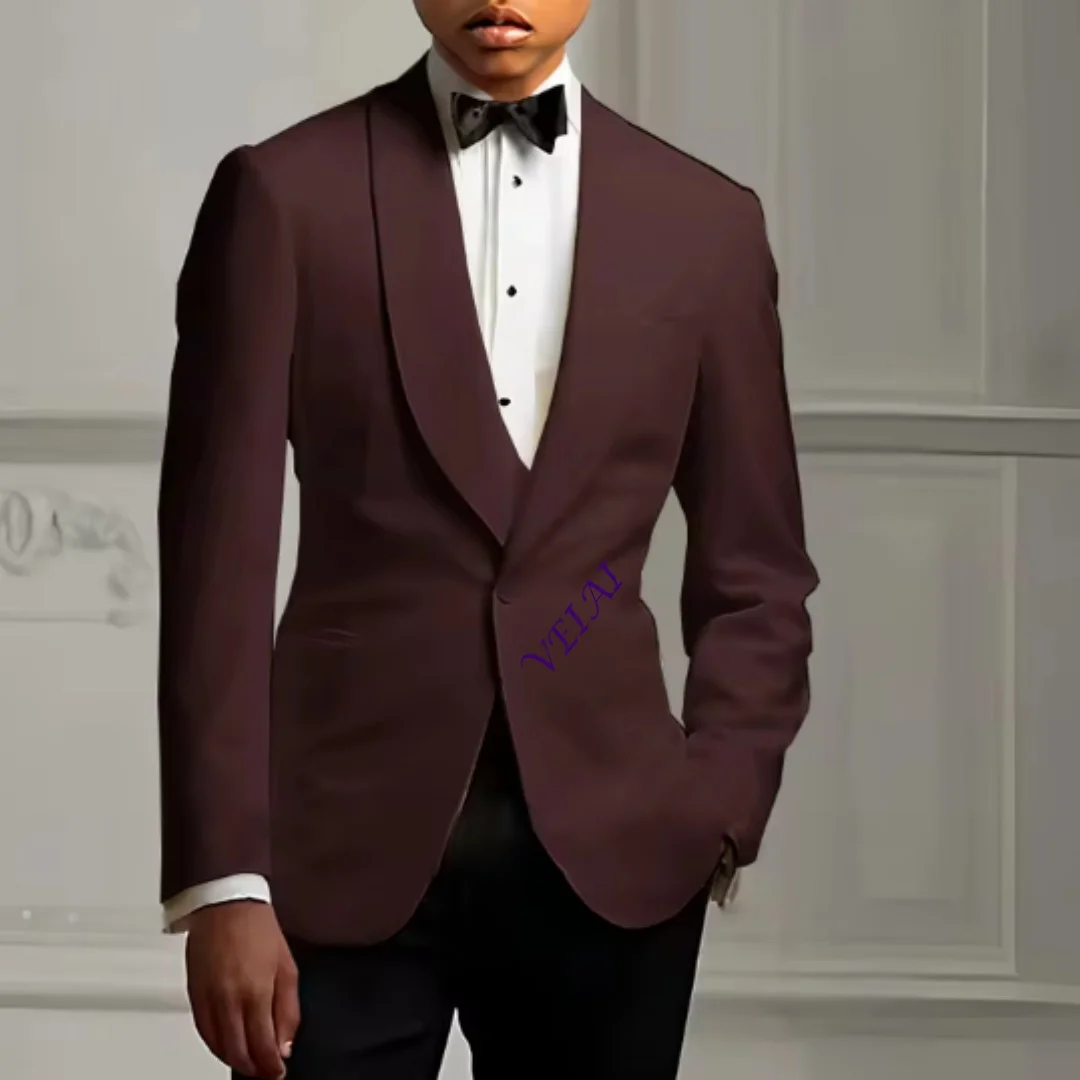 Ivory Boys Suit Jacket Pants 2 Piece Set Wedding Kids Tuxedo Custom Blazer 2-16 Years Old Fashion Outfit - view 4