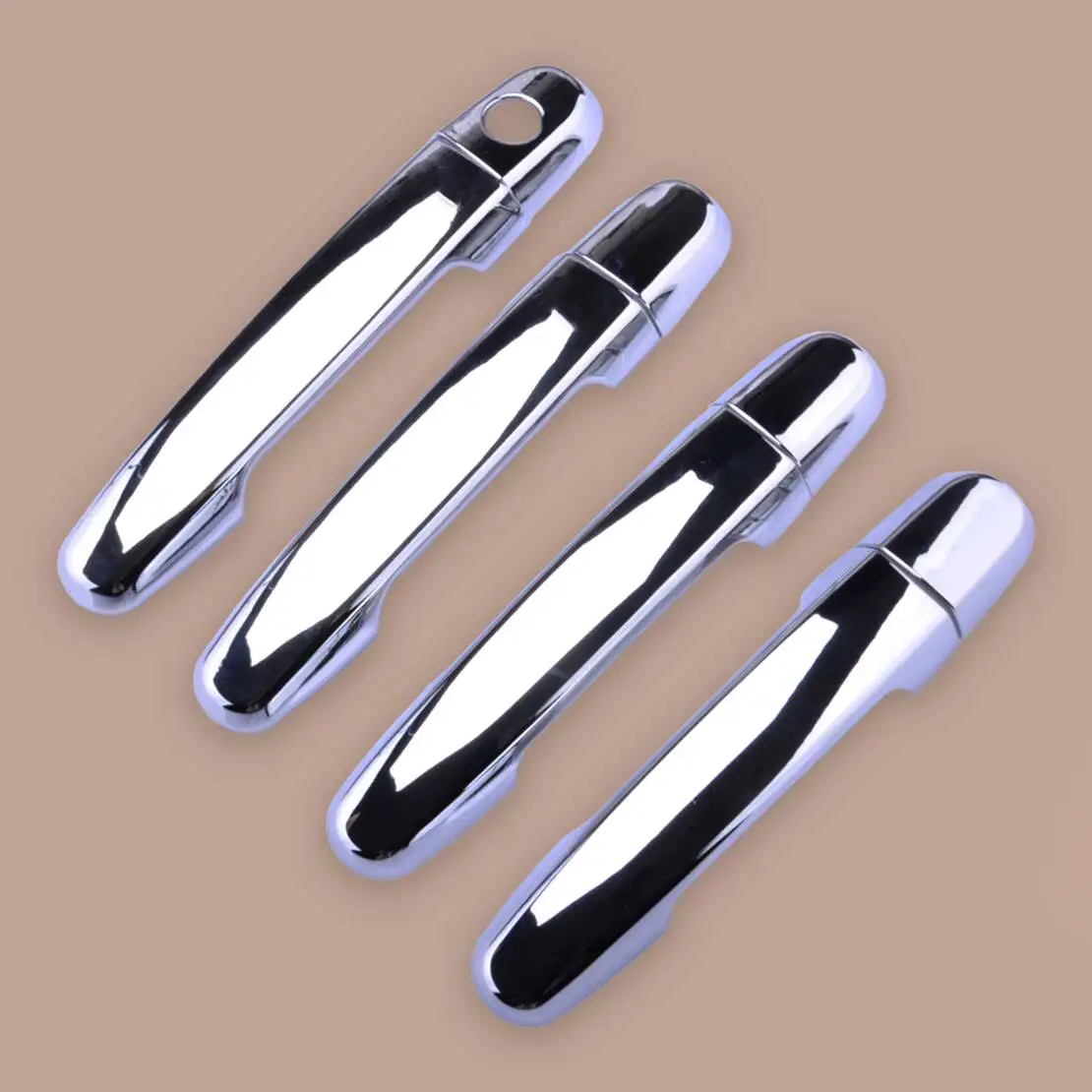 1 Set Exterior Door Handle Cover Trim With 1 Hole Fit For Toyota Hilux Vigo SR5 MK6 Pickup Fortuner Corolla Yaris