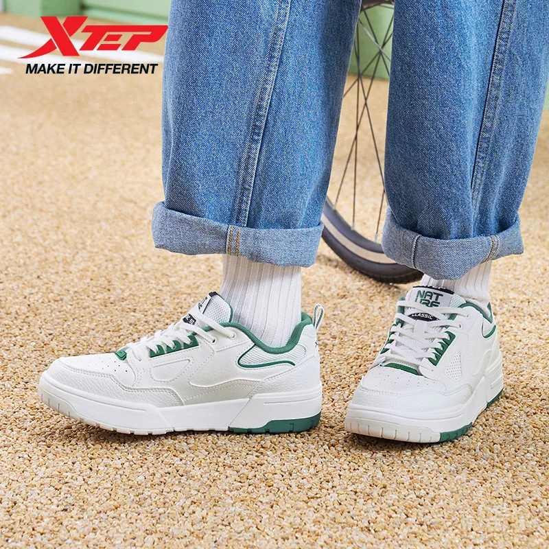 

Xtep Skateboarding Shoes For Women Stability Casual Comfortable Durability Breathable Mesh Rubber Leisure Sneakers 976118310052