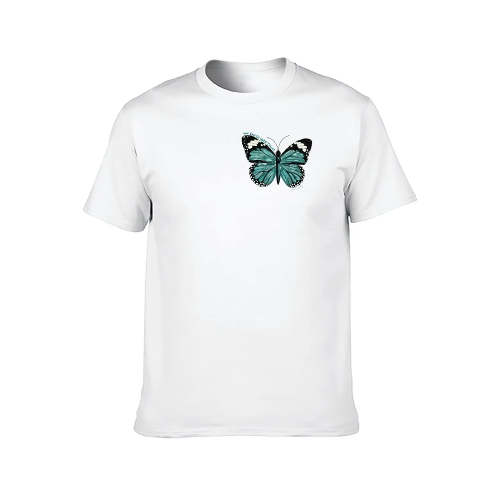 You Can Do Hard Things Butterfly T-Shirt oversizeds valentines boutique clothes men clothes