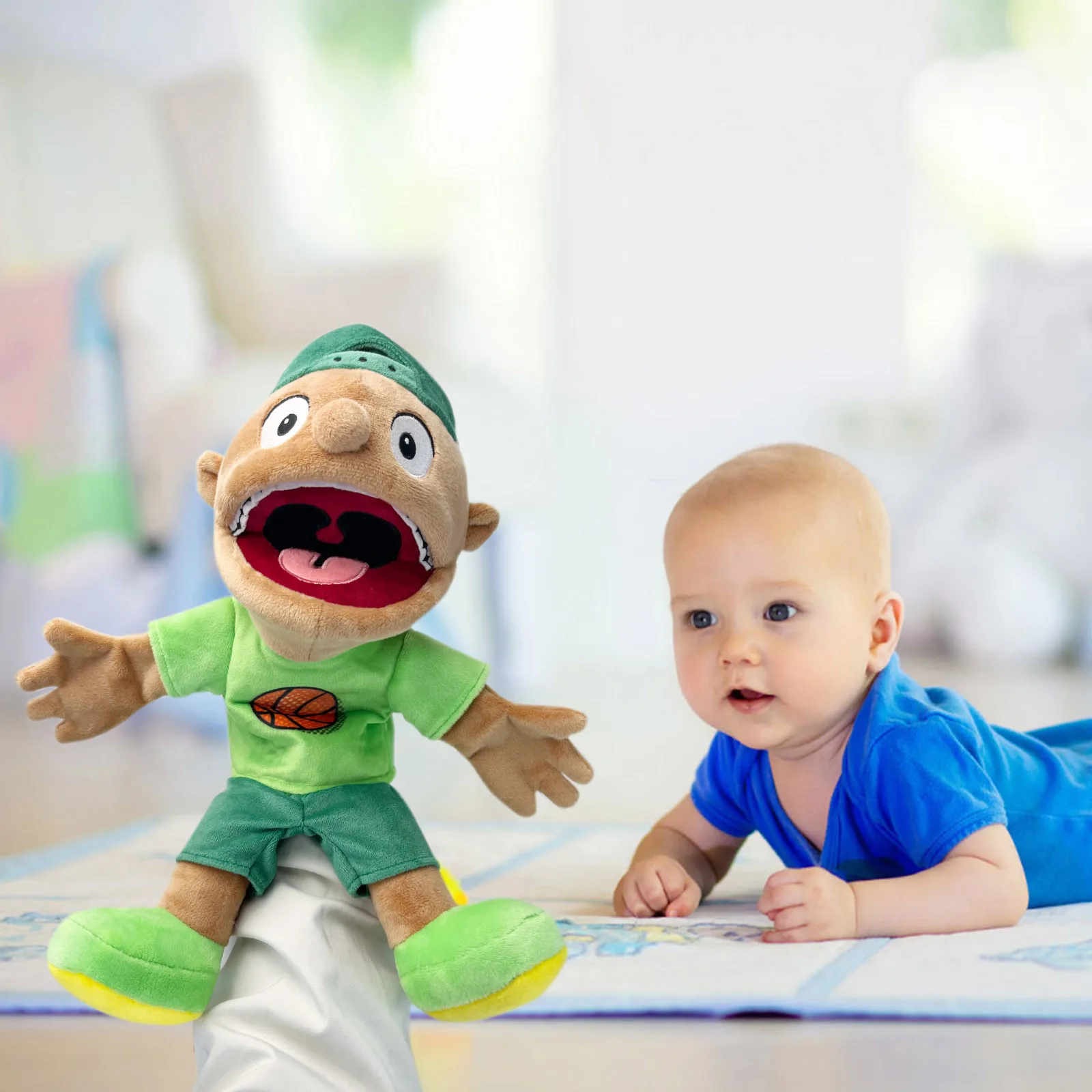 Kinder Zombie Junge Handpuppe Spielzeug Gefüllte Plüsch Spielzeug Familie Party Requisiten Seltsame Öffnung Jungen Mädchen Hot Toys