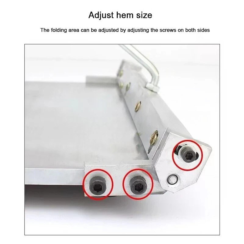 12 Inch Manual Plastic Edge Flanging Machine For Leather Wallet Handbag Processing