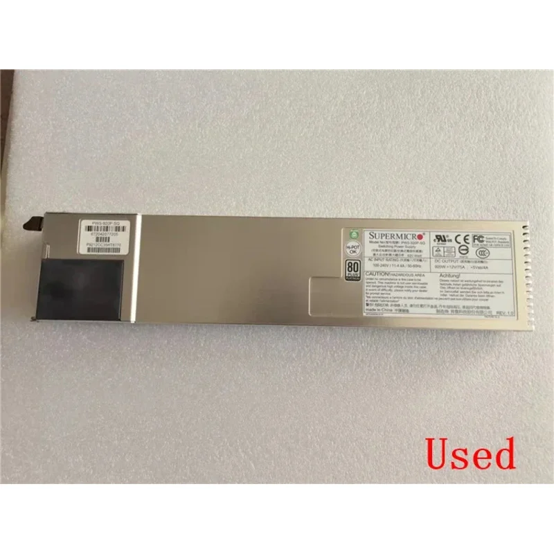 PWS-920P-SQ 920W Originale Per Supermicro Server Alimentazione Switching Modulo di Ridondanza PSU 80 Plus Platinum 1U Ridondante 75A