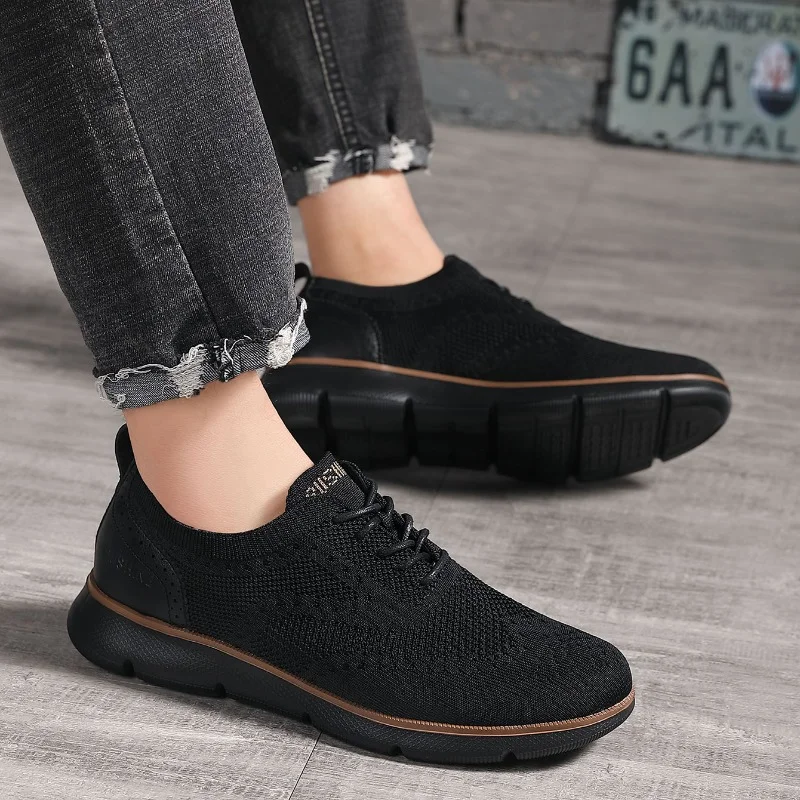 Men\'s Mesh Shoes 2023 New Men\'s Shoes Lightweight Breathable Soft Slip on Casual Shoes Fashion Beach Vacation Loafers Big Size