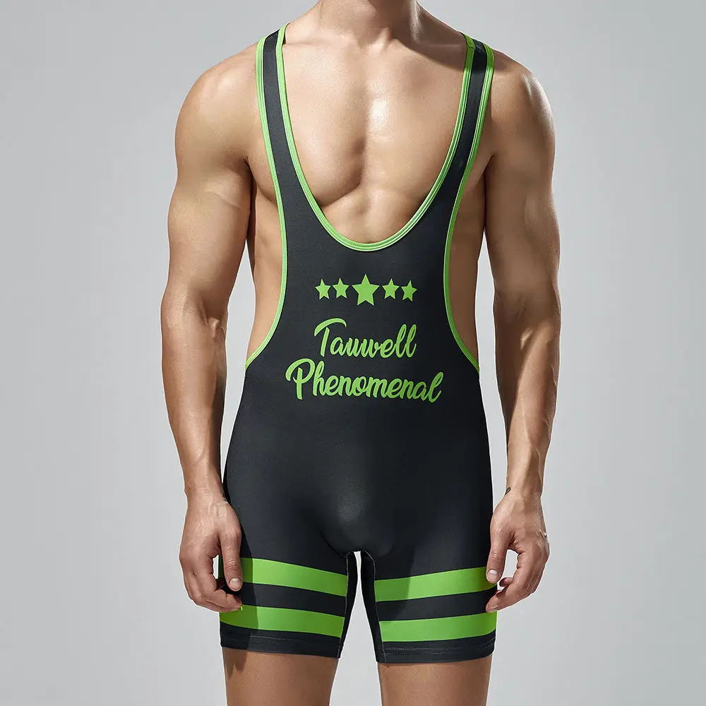 Mens Thin Shaping See-Through Boxer Bodysuit 2024 Summer Sports Fitness Training Sexy Personality Home Mens Jumpsuit