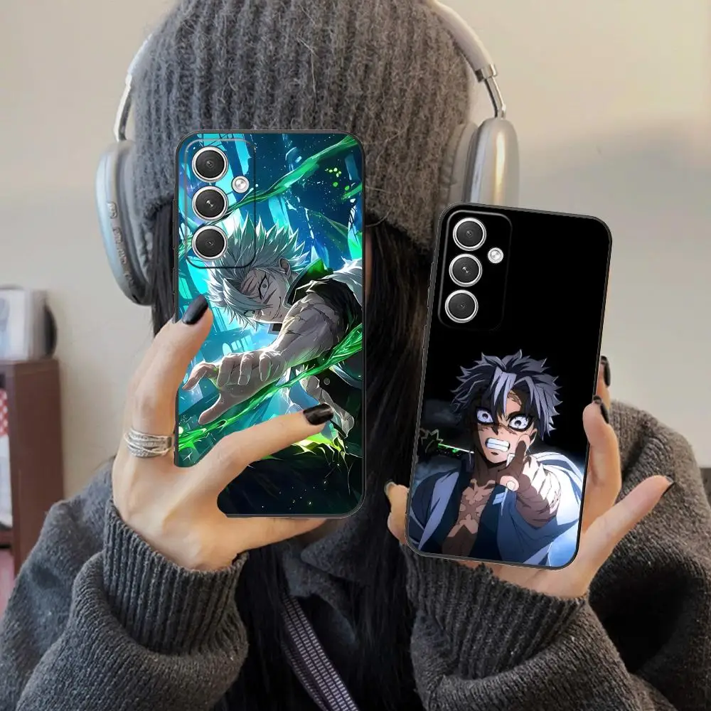 

Чехол для телефона Demon Slayer Sanemi для Samsung Galaxy S25 S24 S23 S22 S21 S20 Note20 Plus FE Ultra Color Protective Luxury Pretty