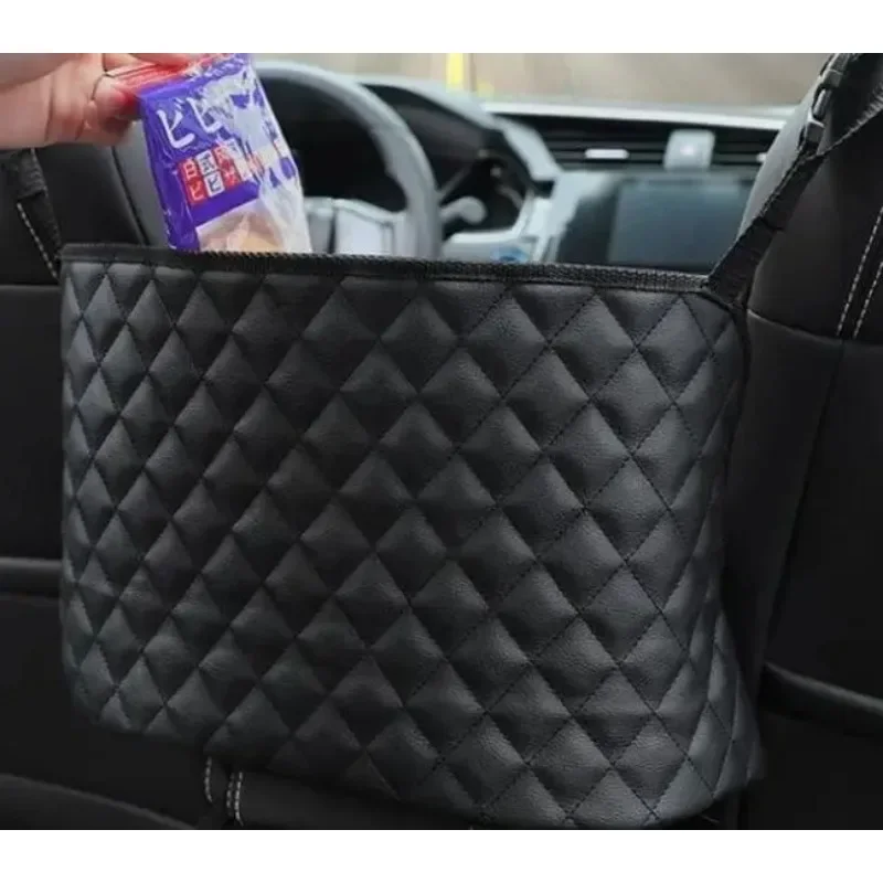 Car seat storage bag suitable for suspension between seats Car storage net bag Suspension storage bag Large capacity