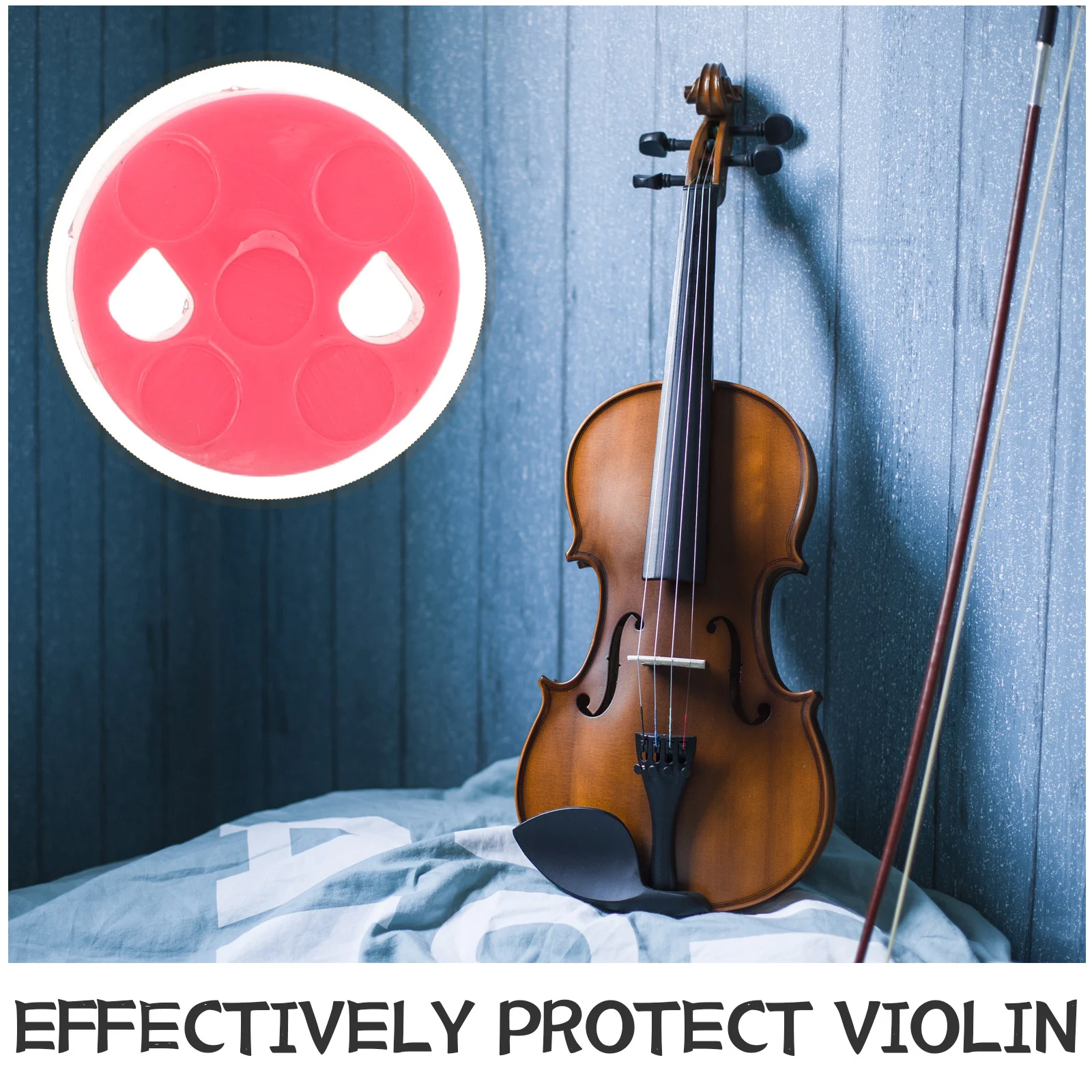 8 قطعة المطاط الكمان كتم مجموعة ممارسة ملحق لينة الخمار الضوضاء المخفض العالمي صالح الكمان كتم كامل الحجم سلسلة المرطب