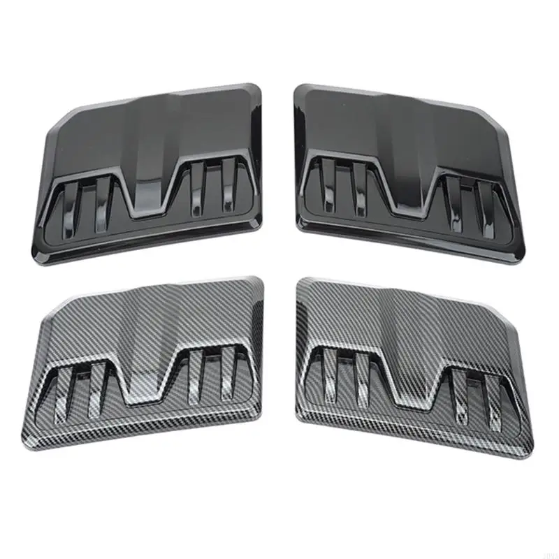 

J0MA Engine Bonnet Vent Stylish Auto Hood Vent Cover ABS for Best Air Circulation