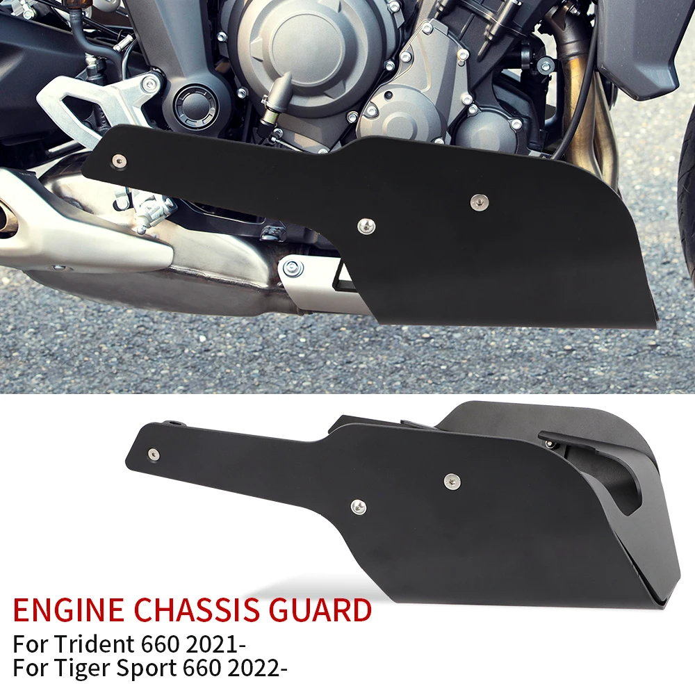 

Motorcycle Engine Base Skid Plates Protection Cover For Tiger Sport 660 2022 2023 Trident 660 2021-2023 Engine Chassis Guard