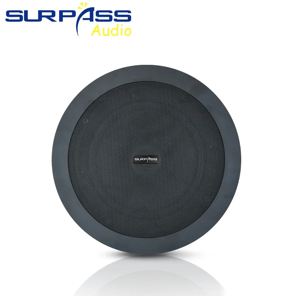 Home Theater Ceiling Speaker 6 Inch 8ohm 30W Coaxial Passive Speakers Flush Mount ABS Material Music Loudspeaker for Restaurant