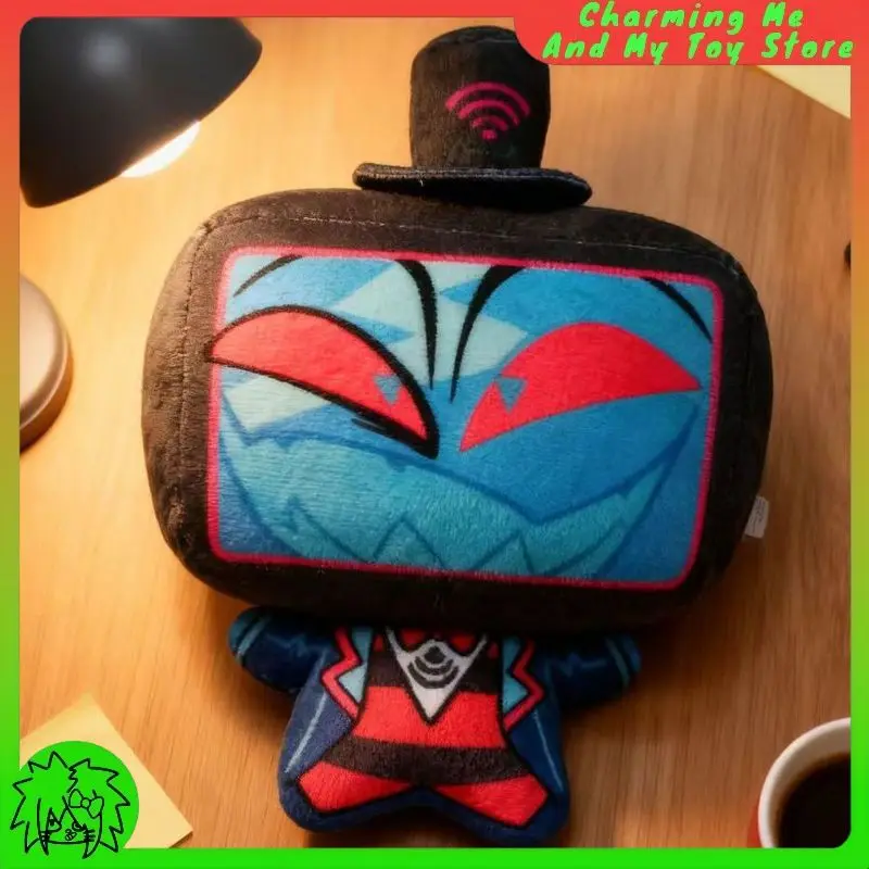 Hazbin Hotel Vox Alastor 10cm Plush Doll Knockoff Version  Alastor Cute Nunu Printed Style Companion Plush Toy Presale 15 Days