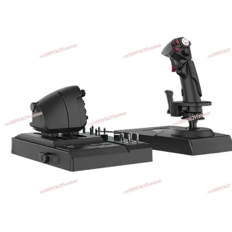 

Flying game joystick simulation driving, joystick peripherals, compatible computer WIN10 WIN11 War Thunder, black equipment