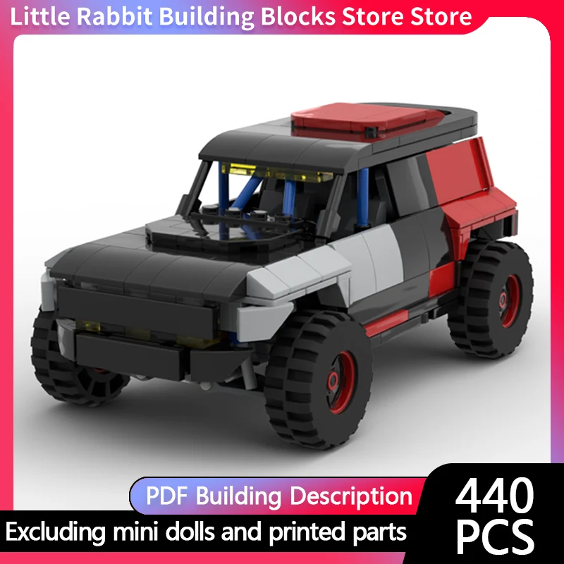 City Car Model MOC Building Bricks R Rally Car With Suspension Modular Technology Children Holiday Gifts Assemble Toys Suit