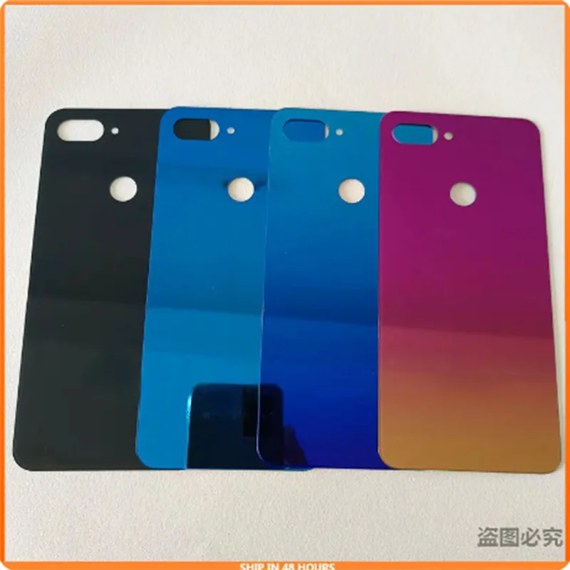 For Xiaomi Mi 8 Lite Back Battery Cover Glass Panel Rear Door Housing Case Replace For Xiaomi Mi8 Lite Battery Cover