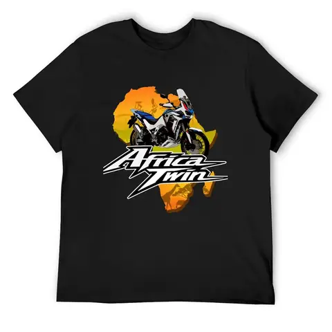 Kopie von Africa Touring Twin moto signe tout-terrain vélo T-Shirt chemises graphique vintage vintage T-Shirt hommes 2025 nouveau modèle