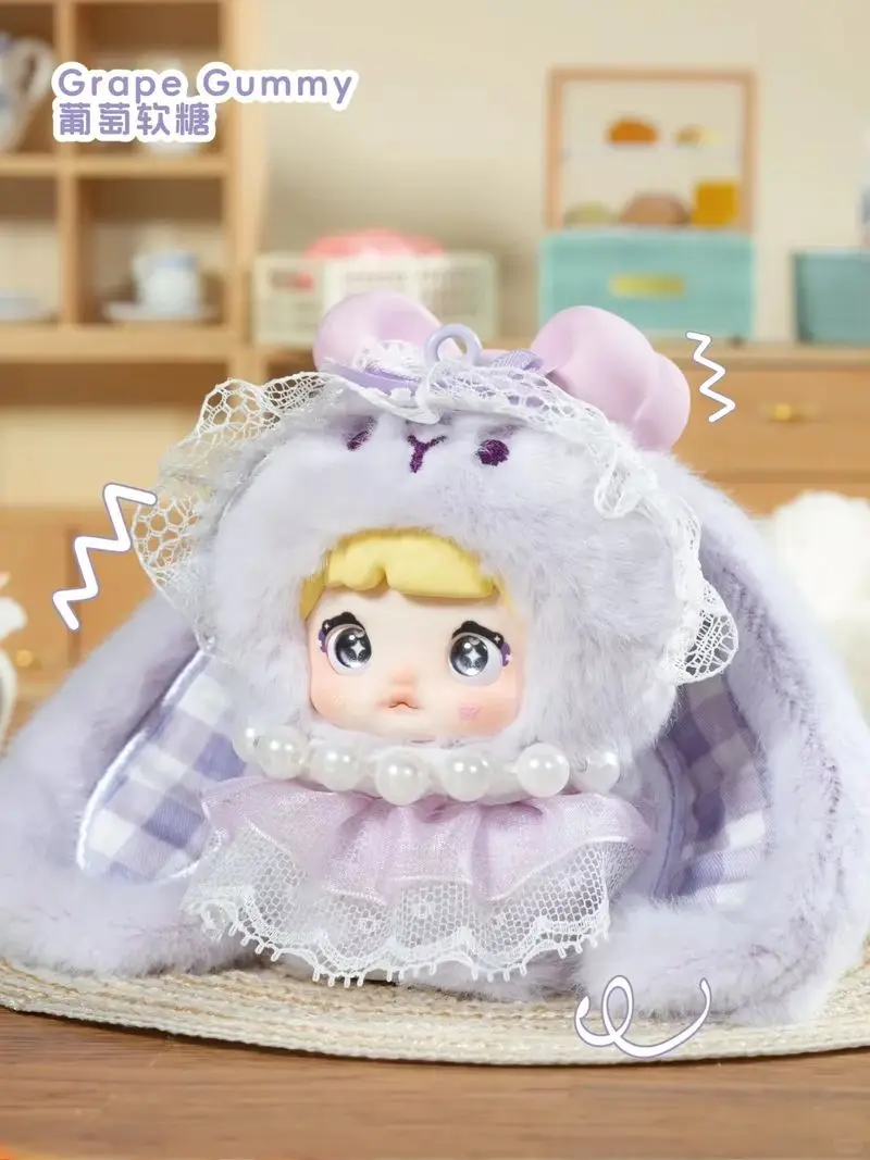 Hitoy Sure Fun Nommi Baby Sweetheart Bunny Trendy Blind Box doll Toys Ornament Decoration Bag Pendant Trend Surprise Girls Gifts