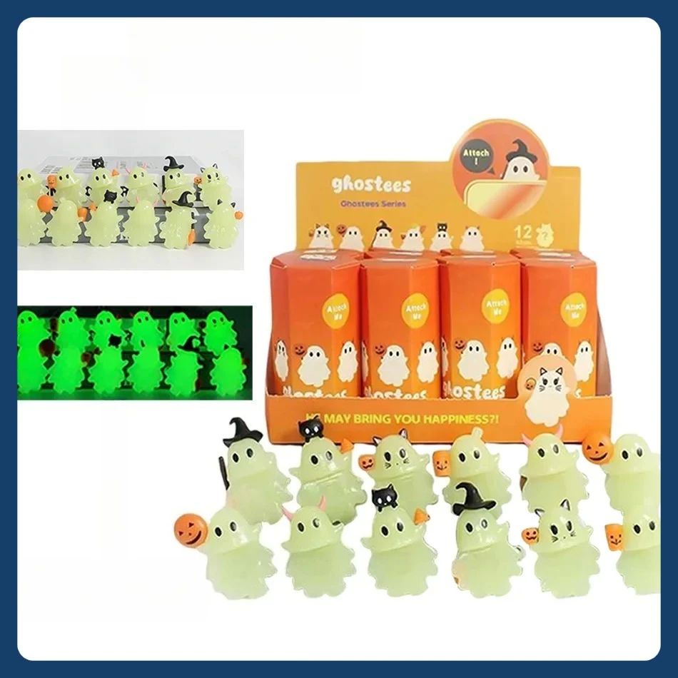 HOT NEW Ghost Blind Box Mini Desktop Decoration Children's Christmas Birthday Gift Halloween Ghost Little Smartphone Decoration