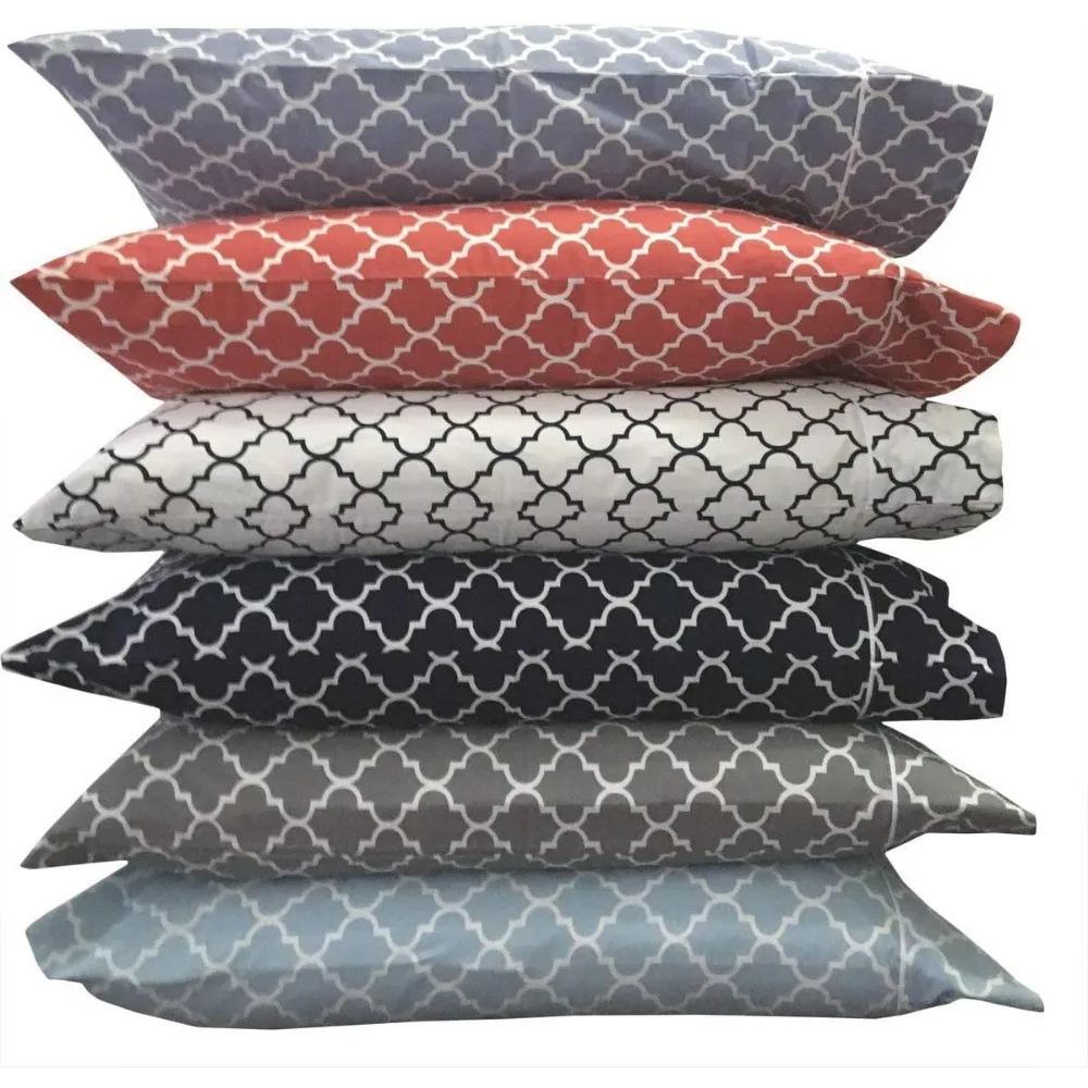 مجموعة ملاءات كينج كاليفورنيا المنقسمة مكونة من 5 قطع من القطن بنسبة 100% مكونة من 340 خيطًا لأسرة قابلة للتعديل #6