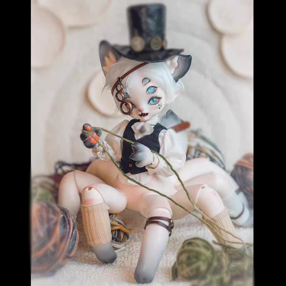 

New 1/6 BJD Doll No Makeup Six eyed Spider Doll Resin Material Animal Doll For Girl No Makeup Doll Toys Gifts