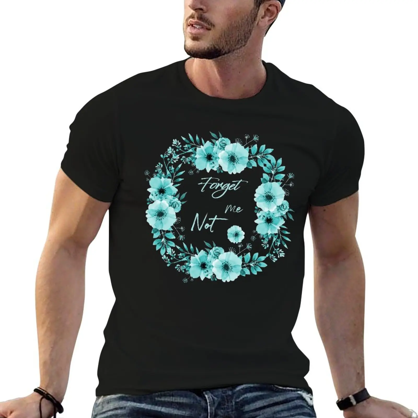 Forget me not T-Shirt hippie clothes heavyweights Men's t-shirt