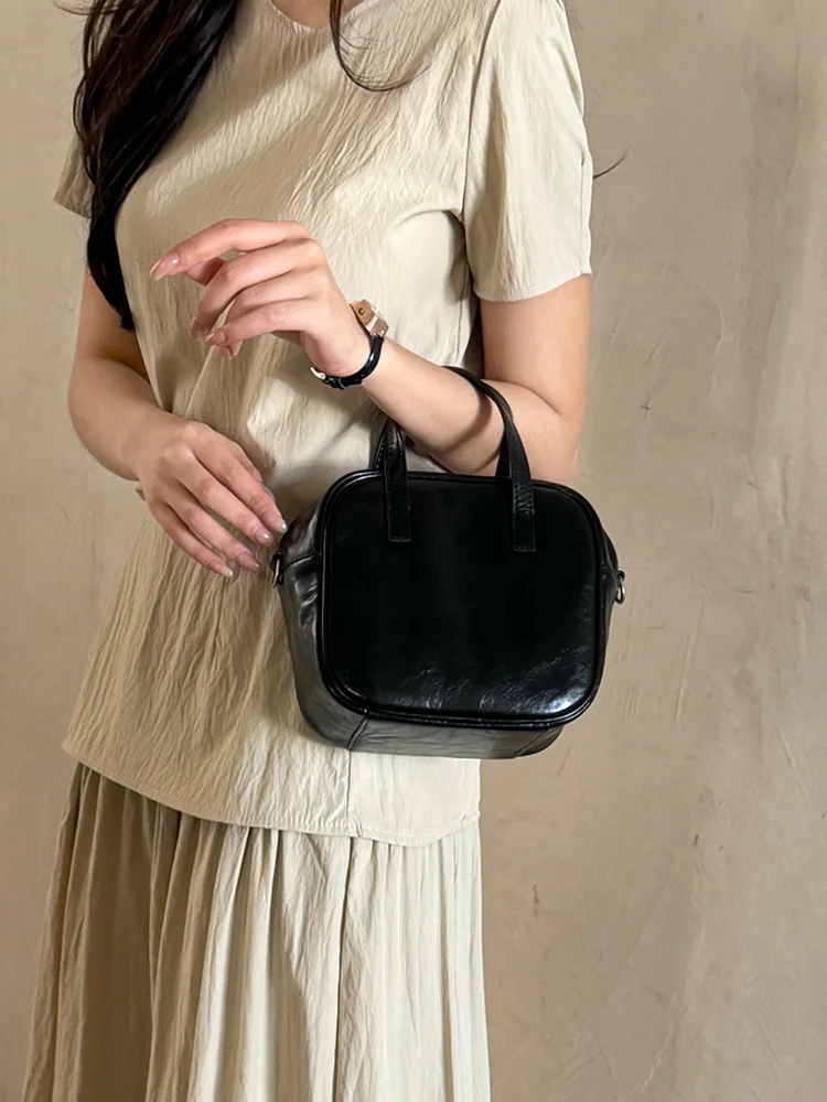 

Genuine Leather Lady Shoulder Bags Woment Handbags Bucket Bag Tote Bag Leather Luxury Desginer Crossbody Bag Large Capacity