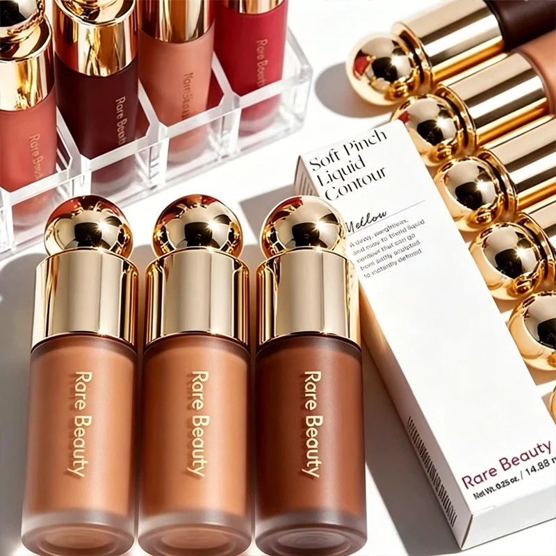 Rare Beauty Soft Pinch Facial 3D Liquid Bronzer Contour Shade Highlight Brighten, crée des nuances de maquillage naturelles pour tous les tons de peau