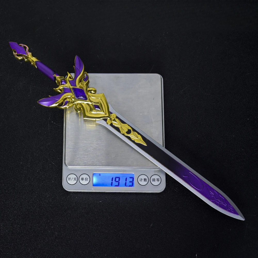 30 cm Spielperipheriegeräte Nameless Schwert Waffen Modelle Cosplay Requisiten Katana Metallhandwerk Sammlerstück Ornamente Geschenke für Jungen Spielzeug