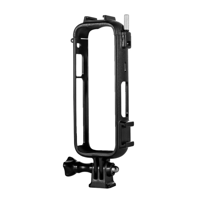 

PC Plastic Utility Frame Cage for 360 Camera Cold Shoe Mount Bezel Action Camera Connection with Thumb Screw